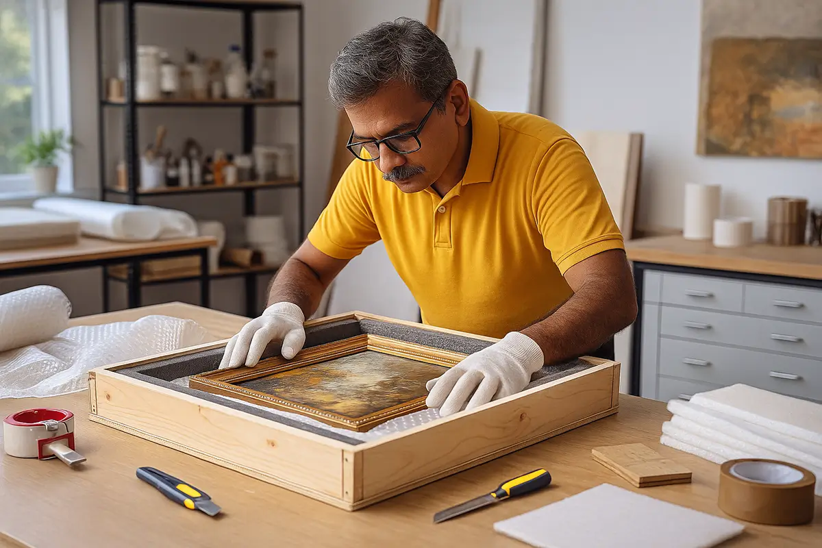 Safe Packing and Transport of Artworks in India A Complete Guide banner